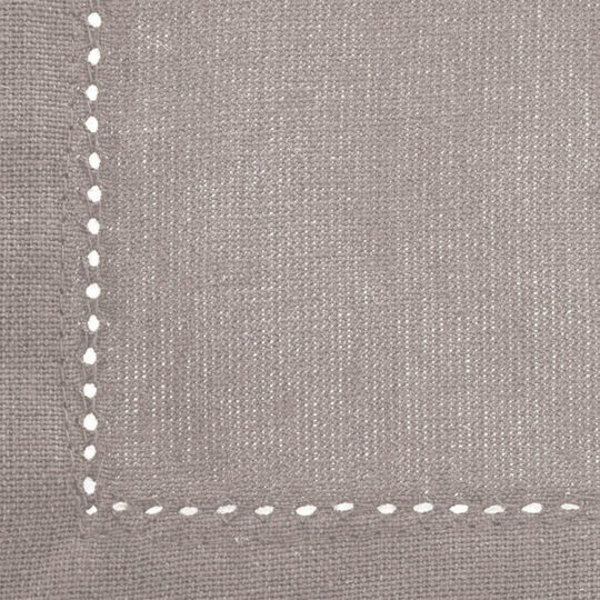 Atmosphera Салфетки Памучна Сет 4бр Chambray Сив 40x40бр