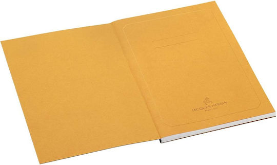 Jacques Herbin Carnet 40 Foi A5 cu Pagini Albe Albastru