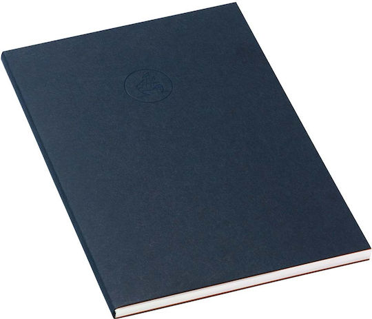 Jacques Herbin Carnet 40 Foi A5 cu Pagini Albe Albastru