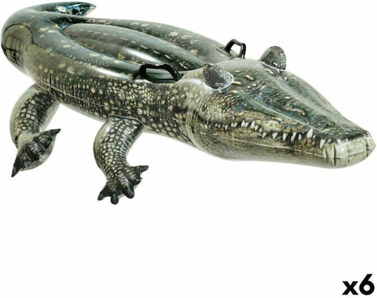 Intex Aufblasbares für den Pool Krokodil mit Griffen Grün 170cm