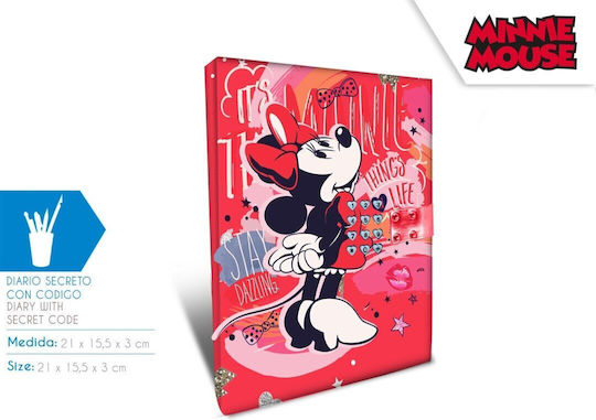 Minnie Mouse Ντοσιέ για Χαρτί A4 Κόκκινο