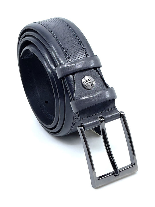 Legend Accessories Men's Leather Belt Gray