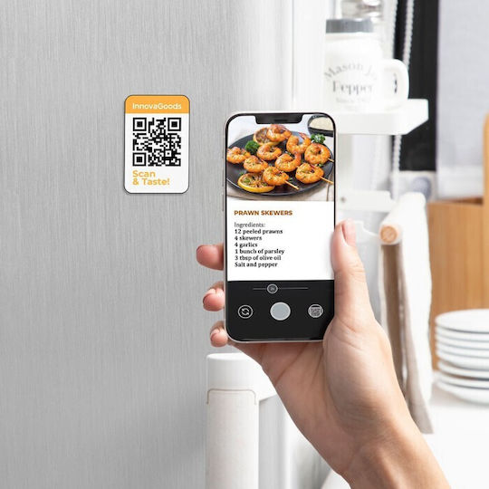 InnovaGoods Fryinn Double 8000 Friteuză cu aer 8lt Negru