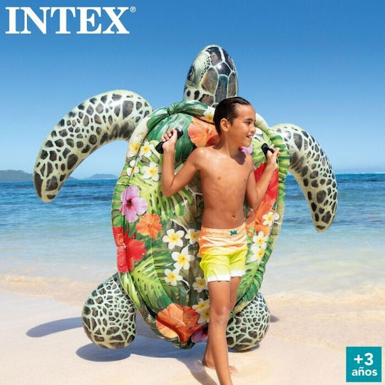 Intex Φουσκωτό Ride On Θαλάσσης Χελώνα Πράσινο 191cm 4τμχ