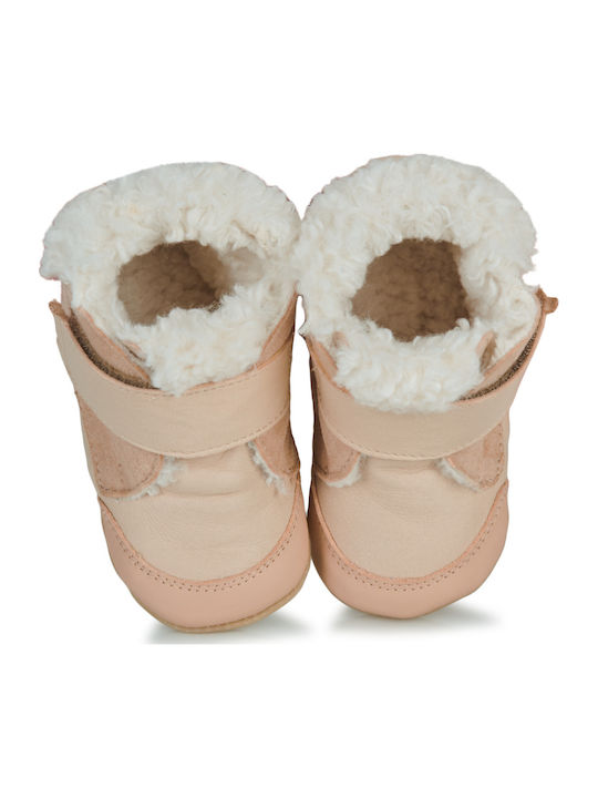 My Lederne Kinderstiefeletten Beige