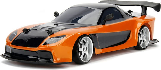 Jada Toys Mazda Rx-7 RC Drift Car Orange