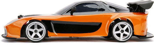 Jada Toys Mazda Rx-7 RC Drift Car Orange
