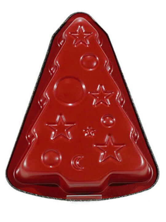 General Trade Weihnachtliche Süßigkeiten Pfanne/Form Bäume 37x27x5cm