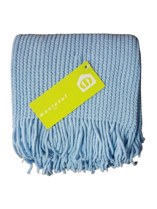 Manterol Casa Blanket Spanish Nursery Swaddling Blankets Knitted Multicolour 70x100cm
