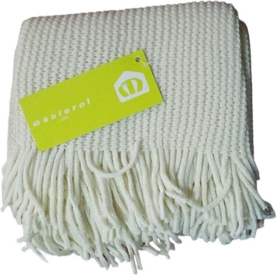 Manterol Casa Decke Babydecken Wickeltücher für Kinderzimmer Gestrickt Hellblau 70x100cm