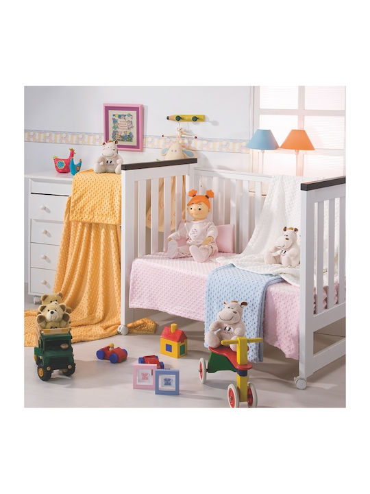 Morven Blanket Nursery Swaddling Blankets Topitos 044 Velvet Yellow 80x110cm