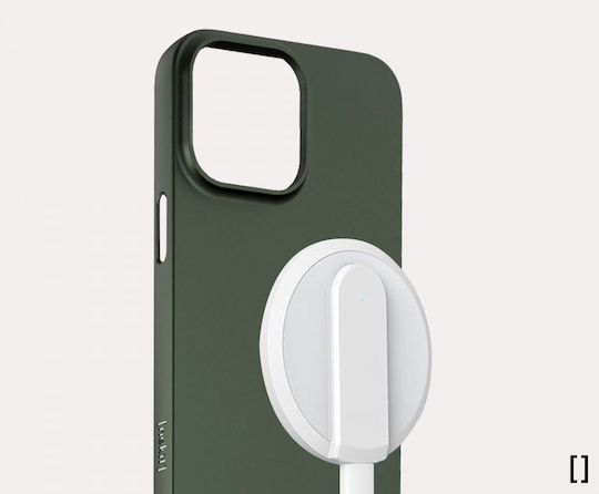 Nekit Umschlag Rückseite Kunststoff 1mm Grün (iPhone 15 Pro)