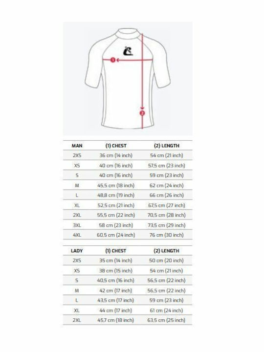 CressiSub Women's Short Sleeve Sun Protection Shirt White