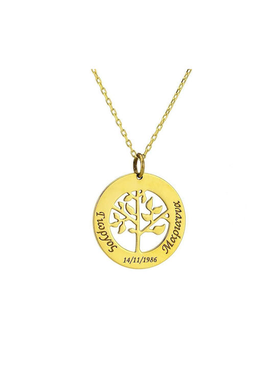 Goldsmith Necklace Tree from Rose Gold Plated Silver