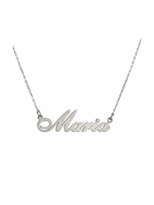 Goldsmith Necklace Name from Gold Plated Silver