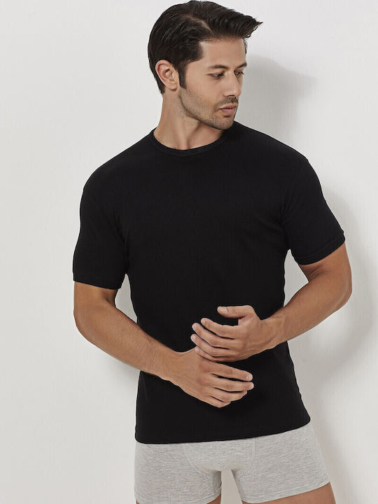Herren Unterhemden in Schwarz Farbe 1Packung