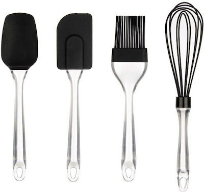 Kinvara Silicone Cooking Utensil Set Black 6pcs