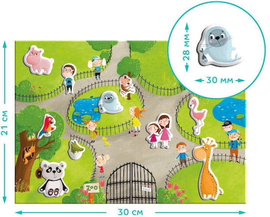 Dodo Magnetic Construction Toy Zoo for Children Aged 3+
