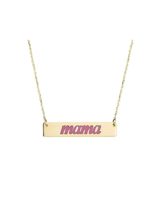 Goldsmith Necklace Mum from Rose Gold 9 K