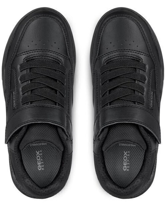 J Perth Kinder Sneakers mit Klettverschluss Schwarz
