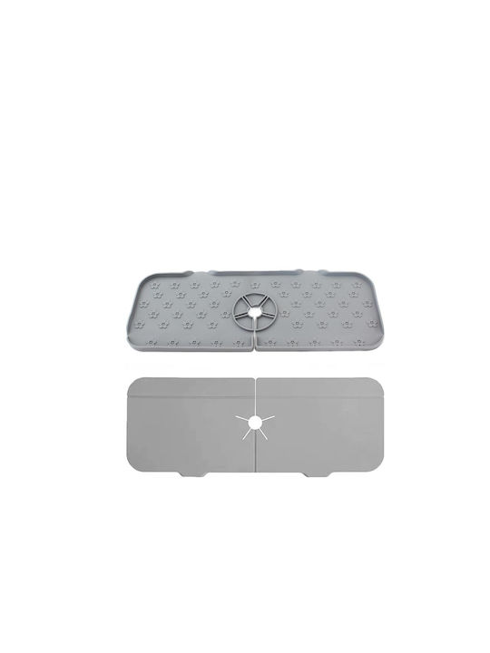 Schwamm-Halter aus Kunststoff Grau 36.5x14x14cm