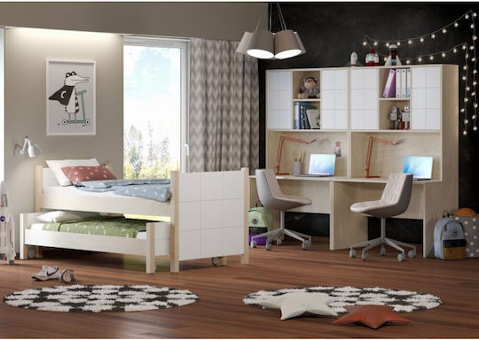 Cosy Kids Desk made of Melamine White 120x55cm