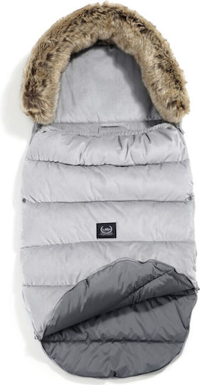 La Millou Aspen Uni Waterproof Stroller Footmuff with Velvet Lining 110x50cm Gray