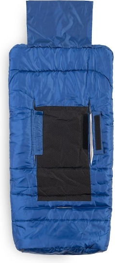 Nuvita Essential Universal Stroller Footmuff Gray with Fleece Lining 45cm