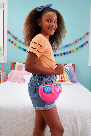 Mattel Θήκη Τσαντάκι Sloth Polly Pocket Βραδύποδας για 4+ Ετών (Διάφορα Σχέδια)