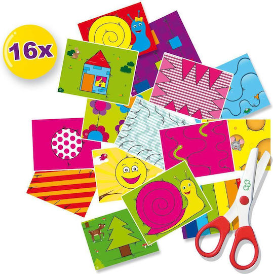 Ses Creative I Learn to Use Scissors Joc Educațional de Cunoștințe pentru 3-6 Ani