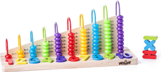 Woody Toys Άβακας με Μαθηματικά Abac din Lemn pentru 2+ Ani