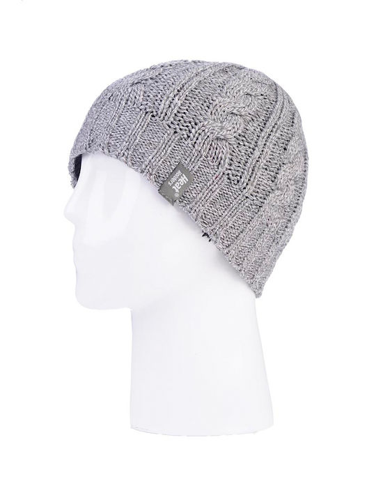 Heat Holders Knitted Beanie Cap Gray