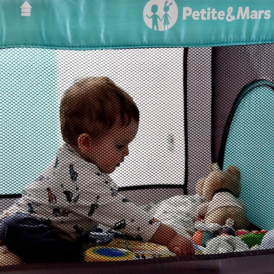 Petite & Mars Koot Lion Кошара за игра с Матрак Сив 120x60см