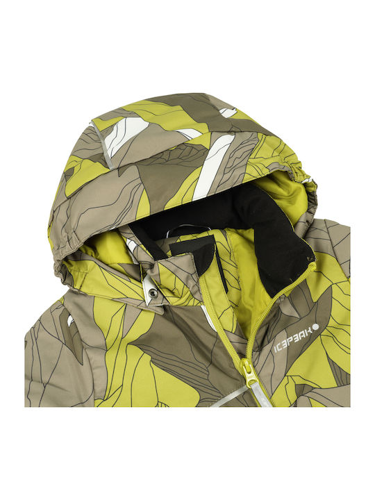 Icepeak Jizan 52152670-580 Παιδικό Σετ Μπουφάν και Παντελόνι Σκι & Snowboard Πράσινο