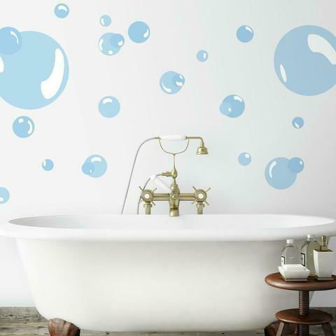 RoomMates Decor Детски Декоративен Стикер За Стена Балончета RMK1846 23см 31 Бройки RoomMates Decor Детски Декоративен Стикер За Стена Балончета RMK1846 23см 31 Бройки