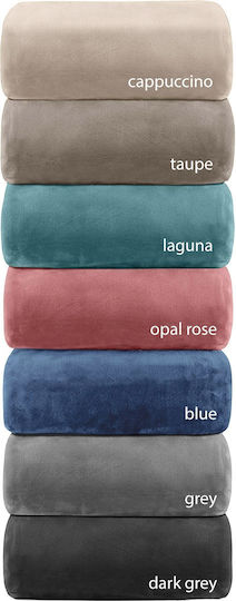 Adam Home Blanket Velvet Blue 160x220cm