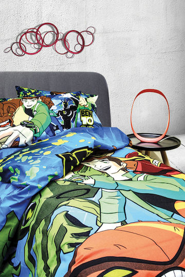 Homeline Kids Duvet Single Ben 10 943 Multicolour 160x240cm
