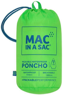 Target Dry Μεμβρανη Unisex Mac In A Sac Poncho Neon Green Vestimentație de vânătoare impermeabilă Verde