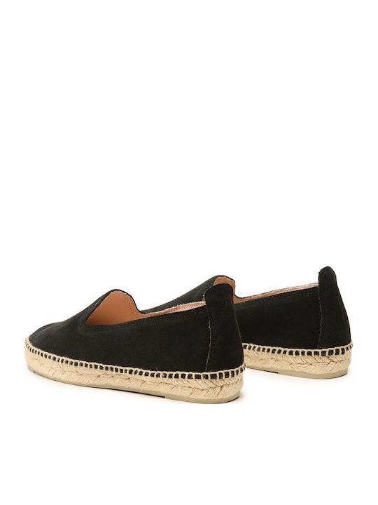K 1.0 Espadrile Dama De Catifea În Culoare Neagră