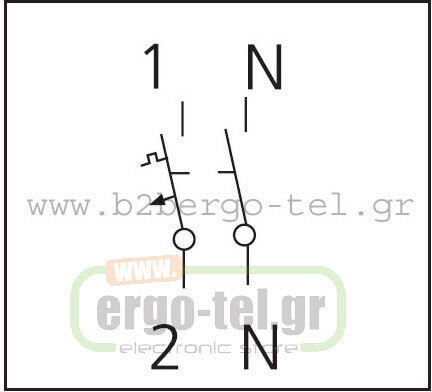 Kripal Αυτόματη Ασφάλεια Μονοπολική AC 209-001101125