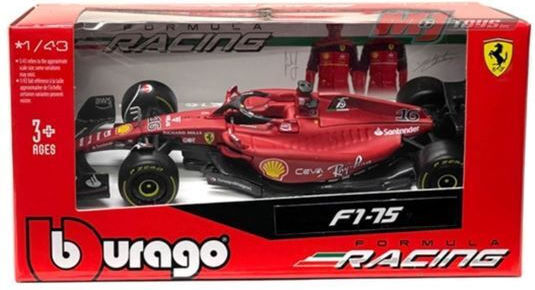Bburago Formula F1 Ferrari Αυτοκινητάκι Ferrari F1 Charles Leclerc 1:43 Formula 1 για 3+ Ετών