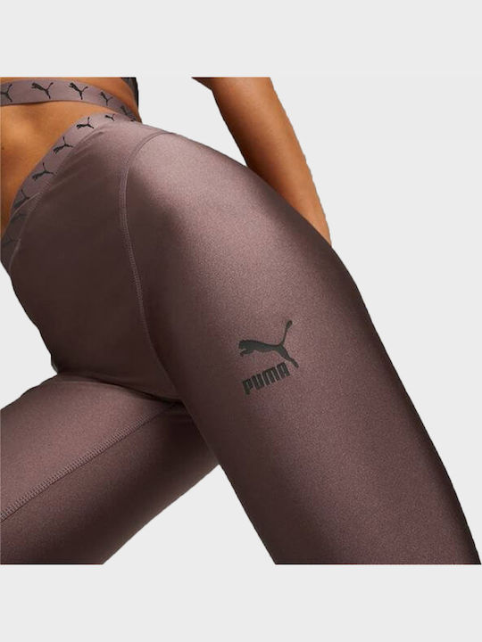 Dare Schulung Frauen Lang Leggings Glänzend Rotten Apple