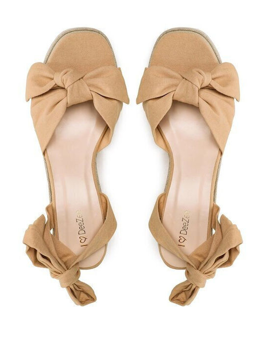 Sandalen Beige
