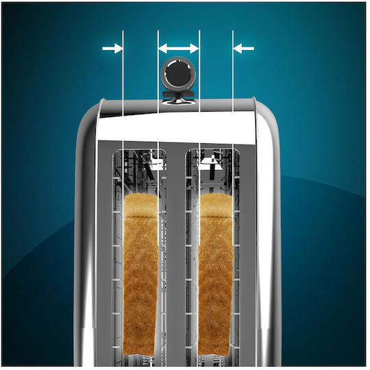 Cecotec Toastin Time 1500 Toaster 2 Schlitze 1500W Inox