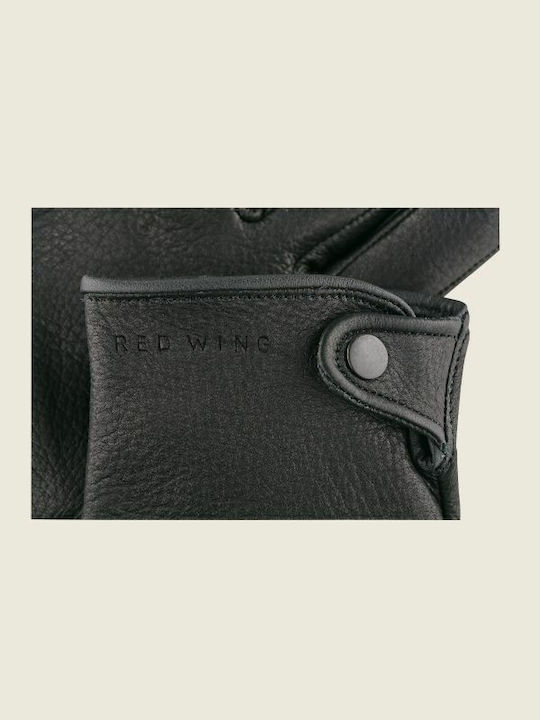 Red Wing Unisex Leather Gloves Black