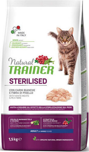 Trainer Sterilised Dry Food for Adult Sterilized Cats with Turkey 10kg