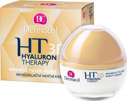 Dermacol HT 3D Κρέμα Προσώπου Ημέρας με SPF15 για Ενυδάτωση, Αντιγήρανση & Σύσφιξη με Υαλουρονικό Οξύ 50ml
