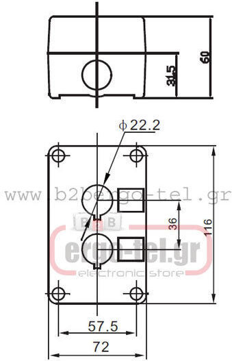 Xindali Μπουτονιέρα Βιομηχανικού Τύπου 022-202100000