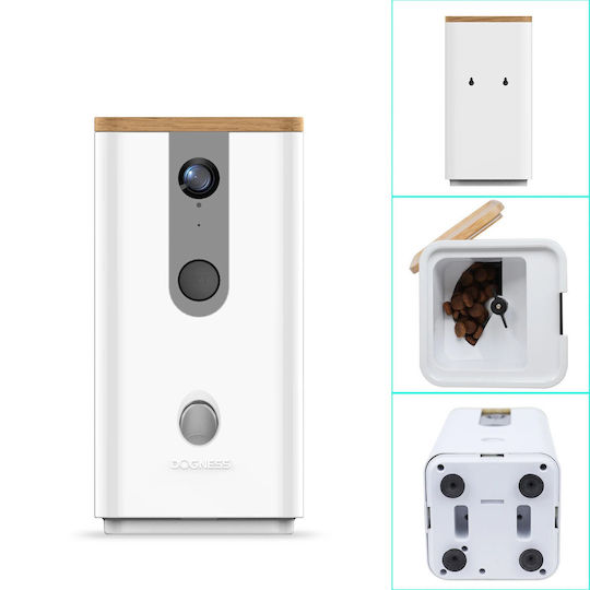 Dogness Automatic Waterer / Feeder made of ABS Plastic for Dog & Cat 400ml in White Color