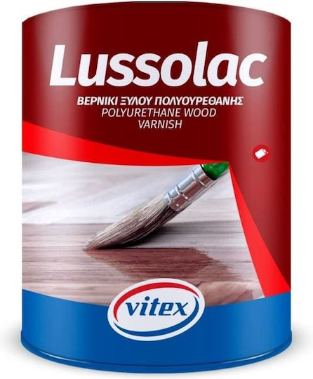 Vitex Lussolac Βερνίκι Εμποτισμού Πολυουρεθάνης Διαλύτου 400 Άχρωμο Γυαλιστερό 750ml
